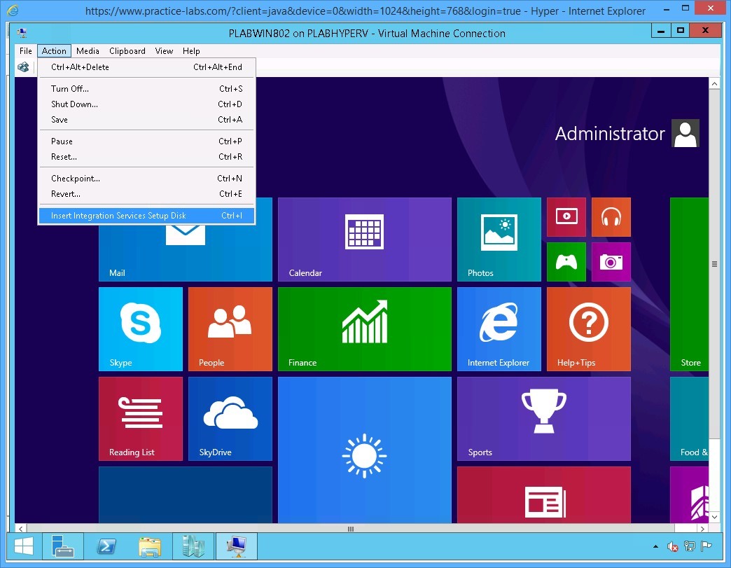 Figure 2.6 Screenshot of the device PLABHYPERV